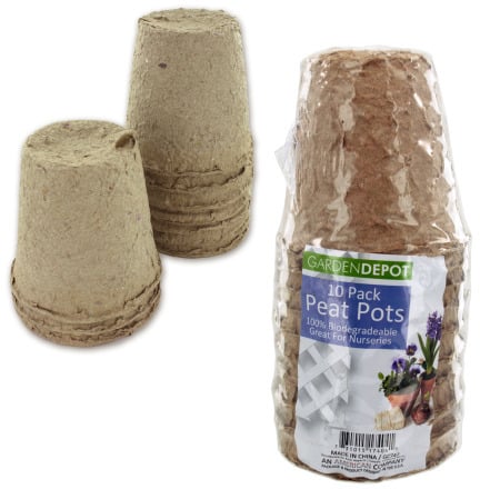 Ecological Peat Pots - Case Of 12