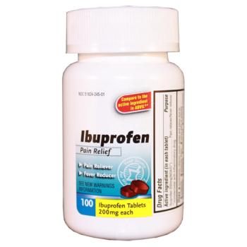 434061 Ibuprofen Tablet 200 Mg, 100 Count Case Of 24