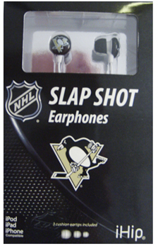 Bulk Buys Pittsburgh Penguins Ear Phones - Case of 24
