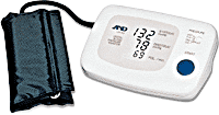 A and D Medical AEUA767PAC One Step Plus Memory Blood Pressure Monitor with AC Adapter
