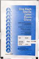 Dynarex DX2480 Sterile Latex Surgical Gloves Size 8 - Box of 50