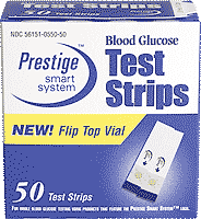 Home Diagnostics 67550600 Prestige Smart Sys Test Strips For LX and IQ Monitors - Box of 50