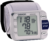 Omron 73HEM650 Wrist Blood Pressure Monitor with Advanced Position Sensor