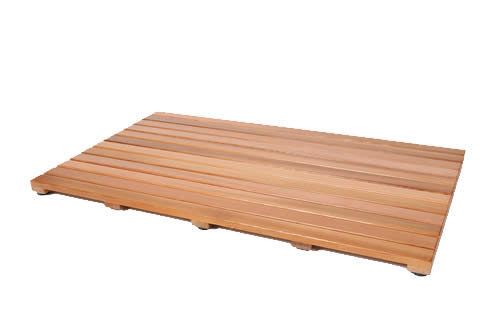 Cedar Delite RCFNM450X900 18 inch X 36 inch Rectangle Western Red Cedar Garden Deck Tile