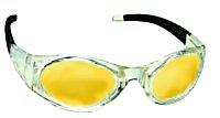 SAS Safety SAS5191 Stingers High Impact Safety Glasses - Clear Frames with Yellow Lens