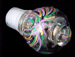 Bellissimo STOPPER-1098 Hand Painted Mardi Gras Mask Design Wine Bottle Stopper