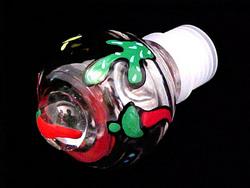 Bellissimo STOPPER-1102 Hand Painted Chilies and Kokopelli Design Wine Bottle Stopper