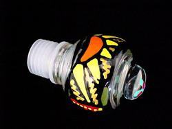 Bellissimo STOPPER-1202 Hand Painted Beach Party Design Wine Bottle Stopper