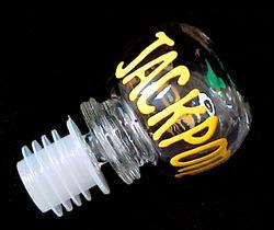 Bellissimo STOPPER-3297 Hand Painted Casino Magic Slots Design Wine Bottle Stopper