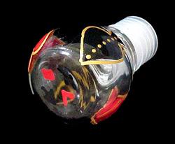 Bellissimo STOPPER-3397 Hand Painted Casino Cards and Chips Design Wine Bottle Stopper