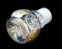 Bellissimo STOPPER-6096 Hand Painted Angel Wings Design Wine Bottle Stopper