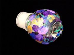 Bellissimo STOPPER-9096 Hand Painted Wines and Vines Design Wine Bottle Stopper