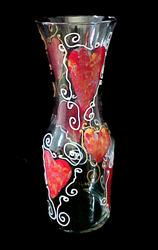 Bellissimo CARL-0196 Hand Painted Valentine Treasure Design 1 Liter Carafe