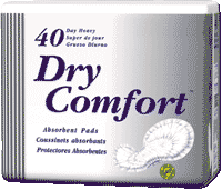 SCA Personal Care SQ61214 Dry Comfort Pad Heavy White Bag of 40