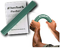 Theraband TB26101 Thera-band Flexbar Green Medium Resistance Level