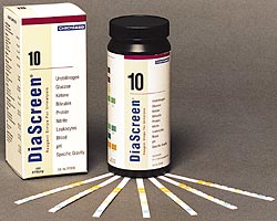 Chronimed/Hypoguard CJD11200 Diascreen 2GP Urine Test Strips For Glucose Protein - Bottle of 100