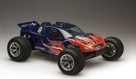 Venom Atomik Flame 2 Orange-Blue F150 Body For Rc10Gt by VENOM