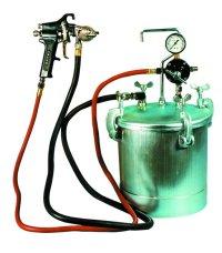Pneumatic Astpt2-4gh 2-1/4 Gallon Pressure Tank With Spray Gun And 12 Ft. Hose