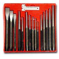 Pneumatic Ast1600 16 Piece Punch And Chisel Set