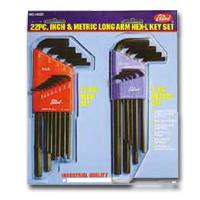 Eklind Tool Company EKL10222 22 Piece Combination Long HexL Key Set in Molded Pl