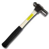 24 Oz. Ball Peen Hammer With Fiberglass Handle
