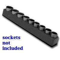 Mechanics Time Saver Mts1288 1/2 Inch Drive Magnetic Black Socket Holder 10-19mm
