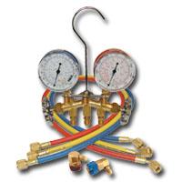 Mtn8205 R134a Brass Manifold Gauge Set With Couplers