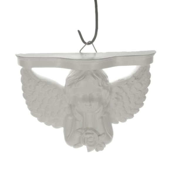 Ddi 1775486 Angel With Wings Holding Up Chin Wall Plaque - White Case Of 48