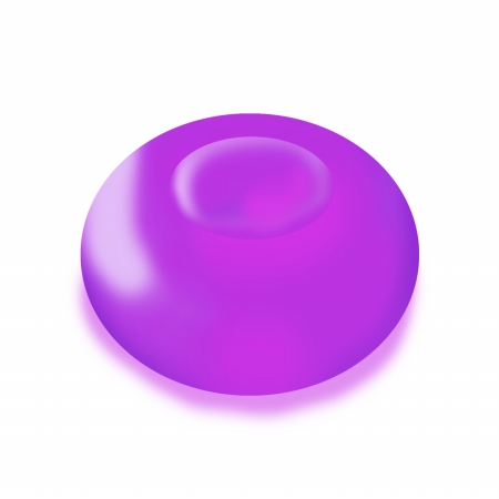 Floating Blimp Led Lights - Purple 12 Count