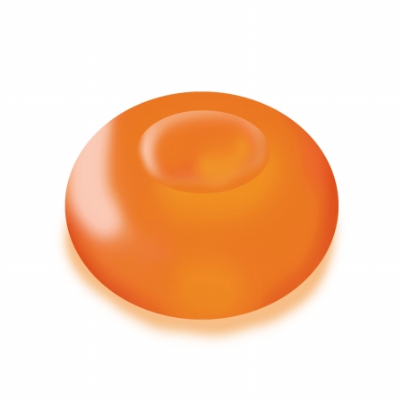 Floating Blimp Led Lights - Orange 12 Count