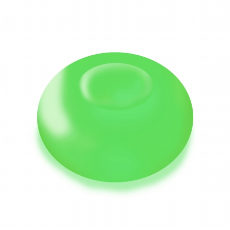 Floating Blimp Led Lights - Green 12 Count