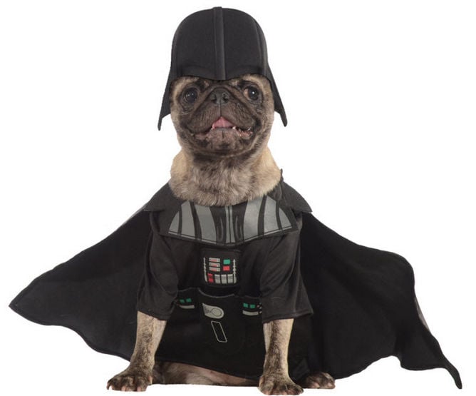 Ru887852md Pet Costume Darth Vader Medium