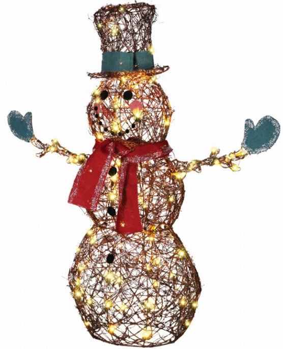 Starry Night Grapevine Snowman