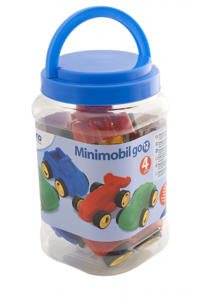 Miniland Educational 27488 Minimobil Go 4 Units Jar