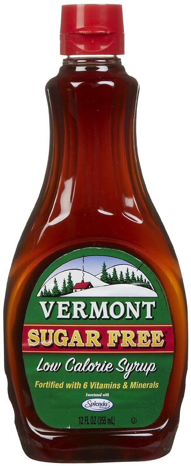 B75324 Maple Grove Vermont Maple Flavor Sugar Free Syrup -12x12 Oz