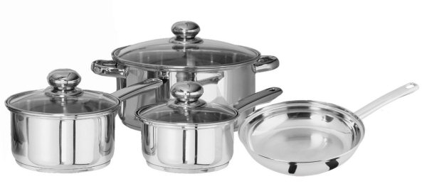 Kinetic 29081 Classicor - Stainless Steel Cookware Set - 7 Piece