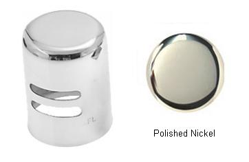 D201-05 Standard Brass Air Gap Cap - Polished Nickel