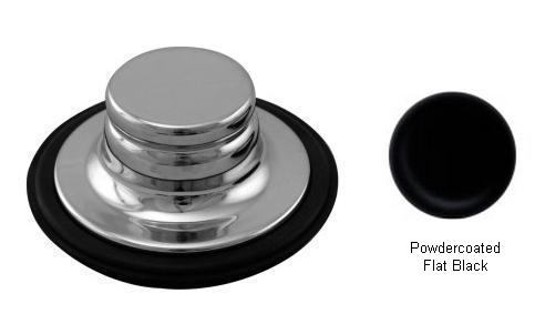 D209-62 In-sink-erator Disposal Stopper - Powder Coat Flat Black