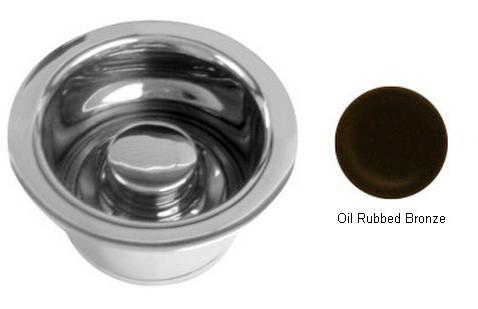 D2082-12 Extra Deep Ise Disposal Flange And Stopper - Oil Rubbed Bronze