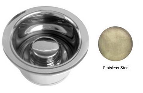 D2082-20 Extra Deep Ise Disposal Flange And Stopper - Stainless Steel