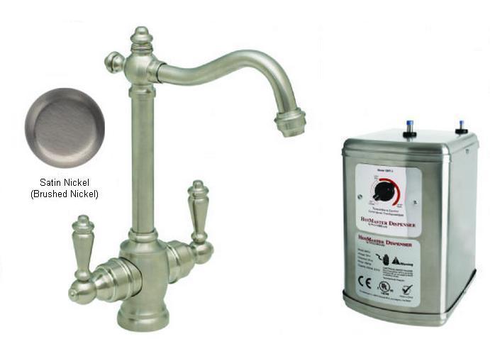 D205h-07 Victorian Hot-cold Water Dispenser Kit - Satin Nickel