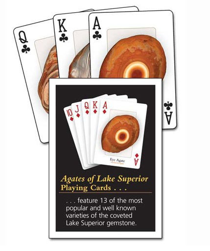 . Ap33236 Agates Of Lake Superior Playing Cards