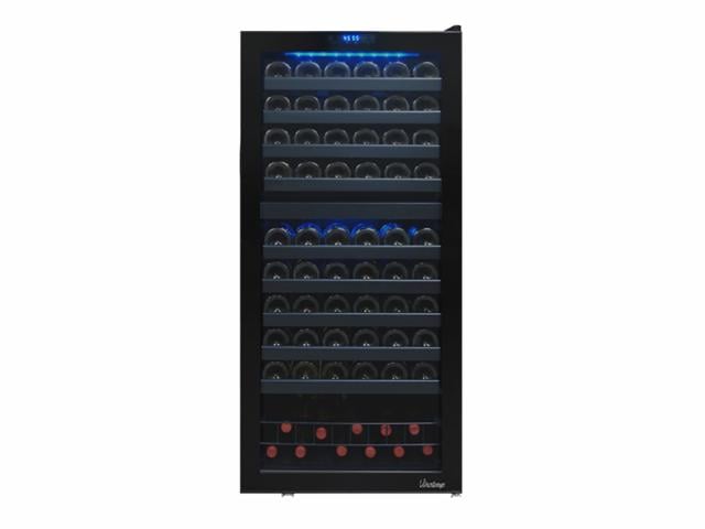 110 Bottle Dual-zone Touch Screen Wine Cooler