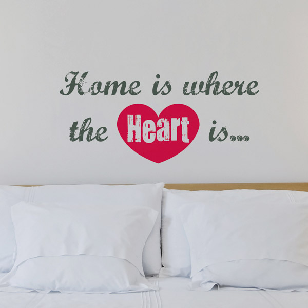 Cr-62123 Home Is Were The Heart Is Wall Decals