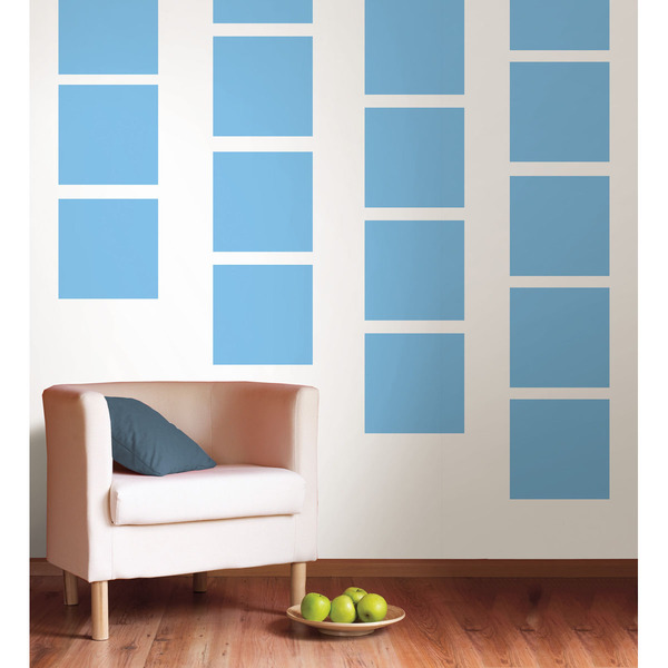 Wallpops Wp0268 Way Cool Blue Blox Pack Wall Decals