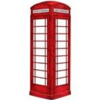 Wallpops Wpe0649 London Phone Booth Giant Dry Erase Wall Decals