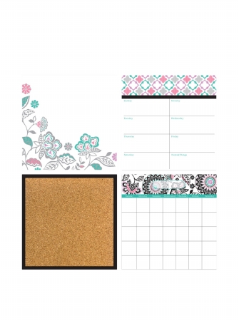 Wallpops Wpe0755 Floral Medley Organizer Kit Wall Decals