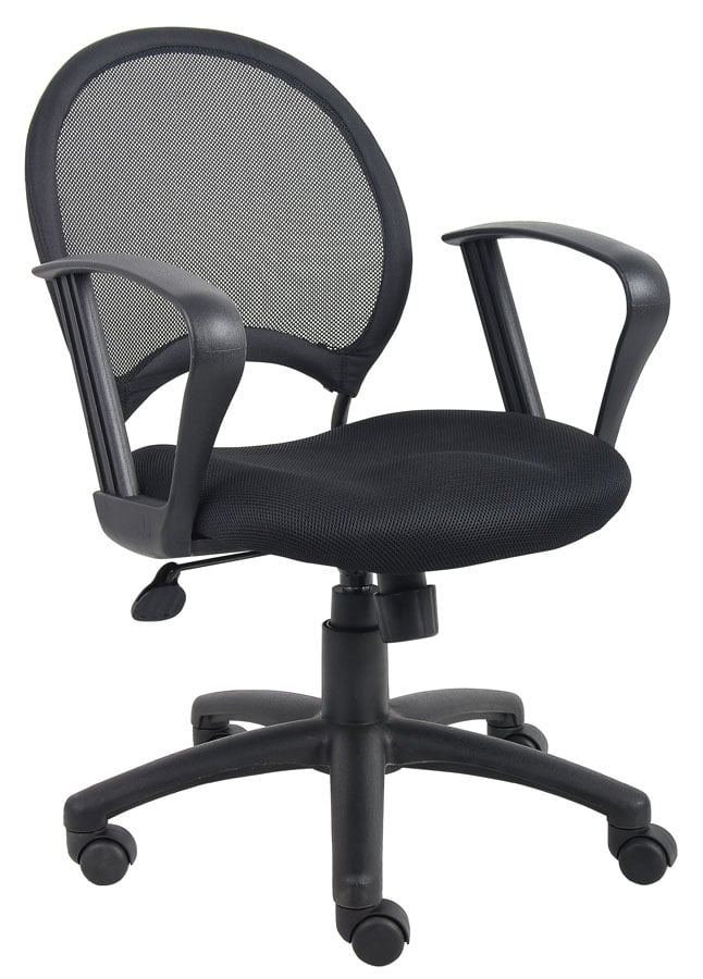 Mesh Chair With Loop Arms