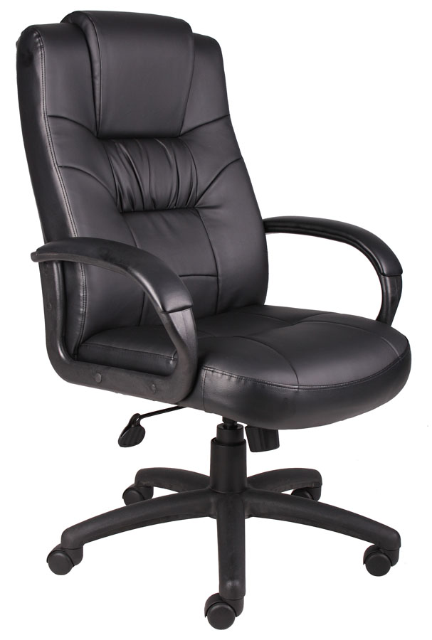 B7502 Executive High Back Leatherplus Chair With Knee Tilt