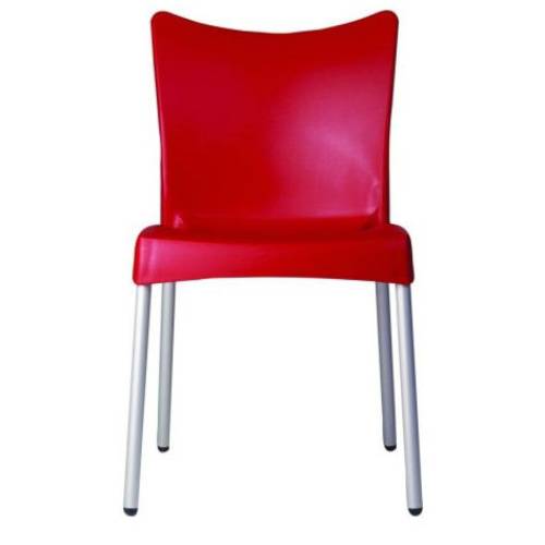 Isp045-red Juliette Resin Dining Chair Red - Pack Of 2